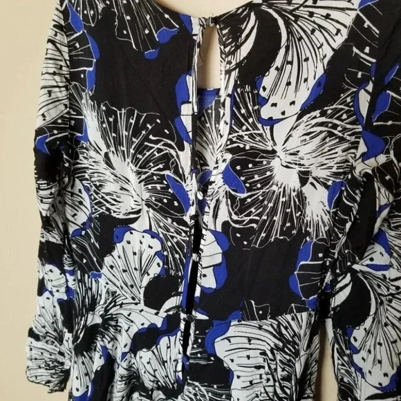 Free People First Kiss  Maxi Dress Blue Black S - Picture 5 of 14